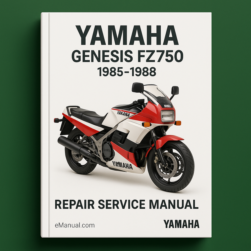 Yamaha Genesis FZ750 1985-1988 Repair Service Manual