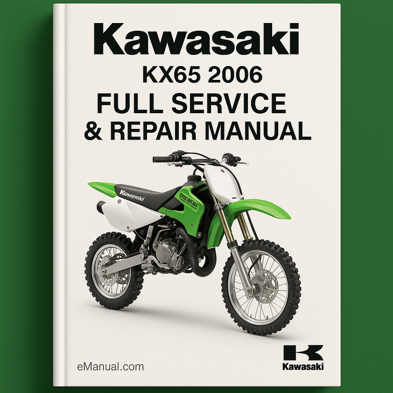Kawasaki KX65 2006 Full Service Repair Manual
