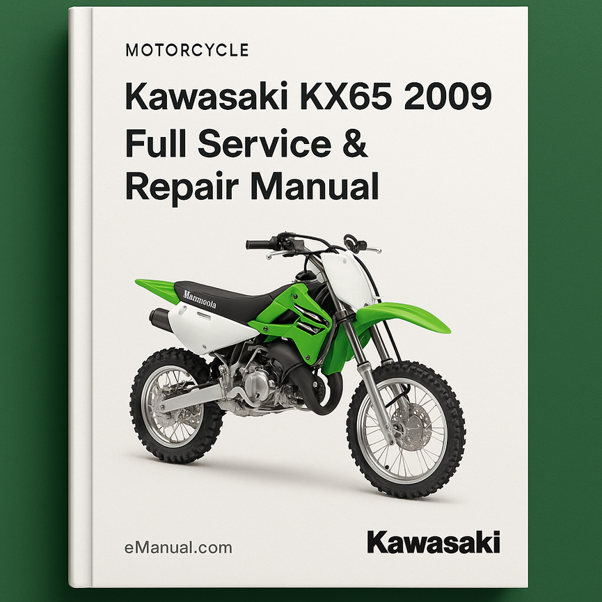 Kawasaki KX65 2009 Full Service Repair Manual