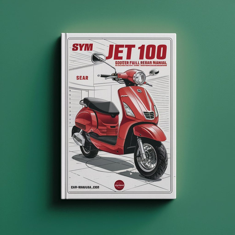 SYM JET 50 100 RED DEVIL Scooter Full Service & Repair Manual PDF Download