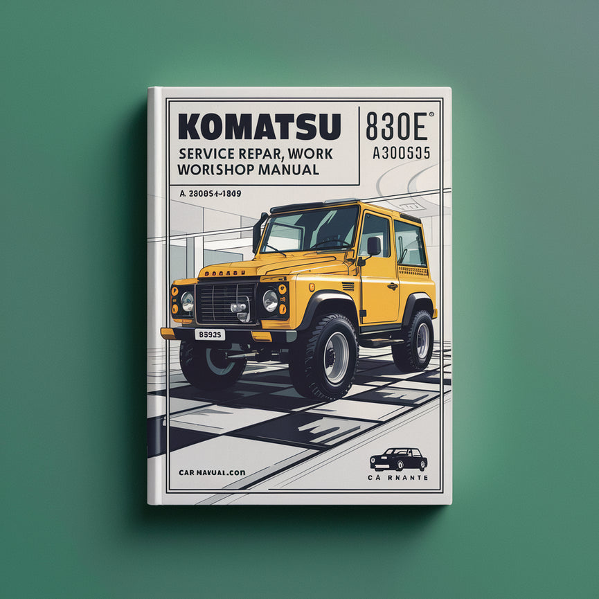 Komatsu 830E Service Repair Workshop Manual A30625-A30649 PDF Download