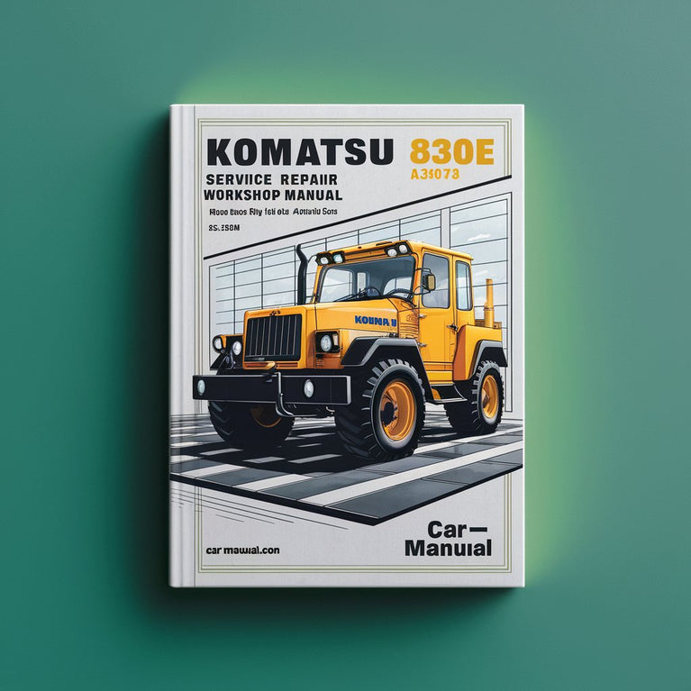 Manual de taller de reparación de servicio Komatsu 830E A30650 - A30676 Descargar PDF