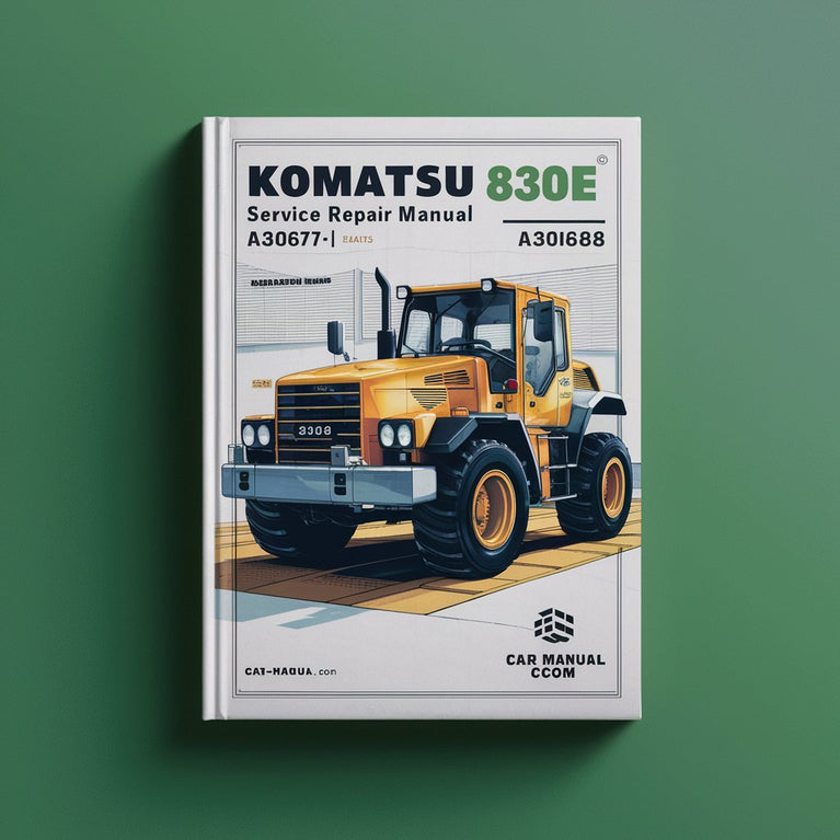 Komatsu 830E Service Repair Manual A30662 A30677-A30688