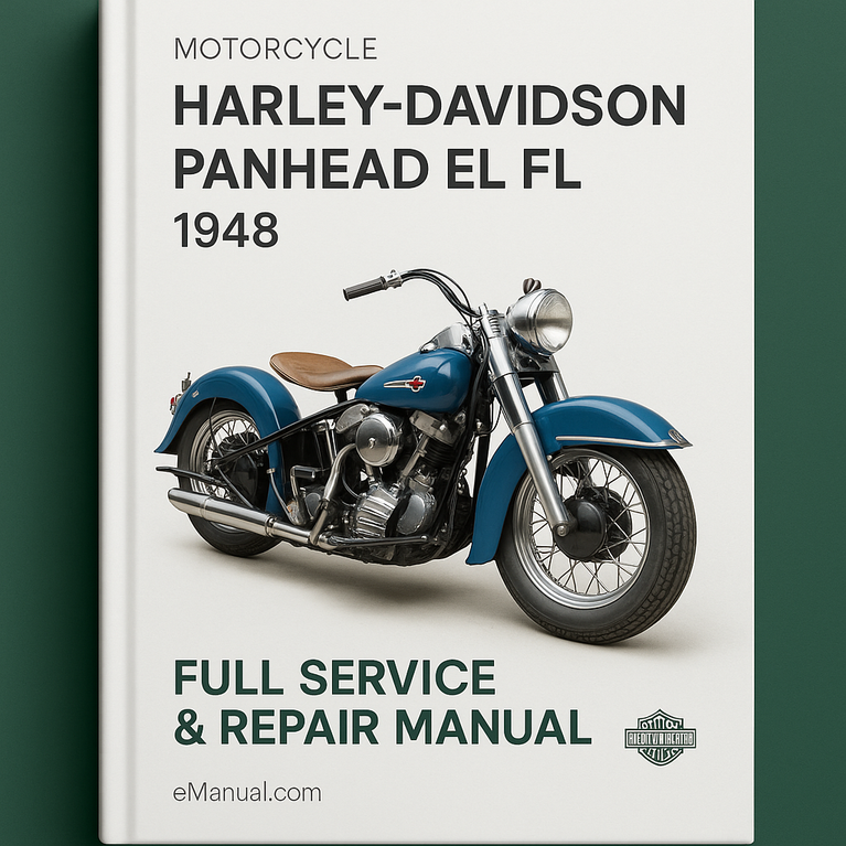 Harley Davidson Panhead EL FL 1948 Full Service Repair Manual