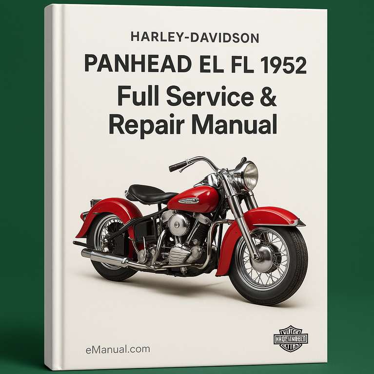Harley Davidson Panhead EL FL 1952 Full Service Repair Manual