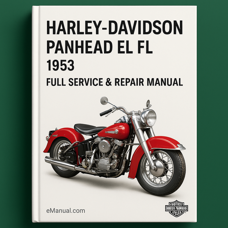 Harley Davidson Panhead EL FL 1953 Full Service Repair Manual