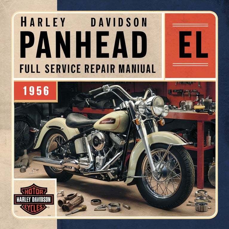 Harley Davidson Panhead EL FL 1956 Full Service Repair Manual