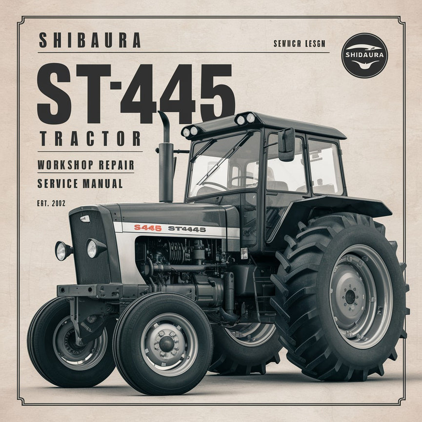 Shibaura ST445 Tractor Workshop Repair Service Manual