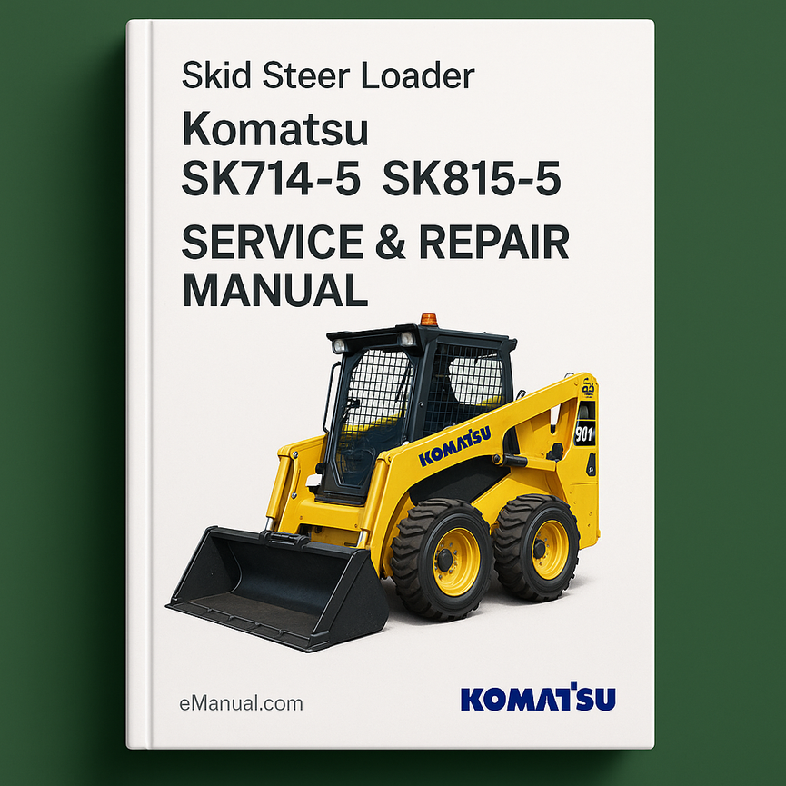 Komatsu SK714-5 SK815-5 SKID Steer Loader Service Repair Manual