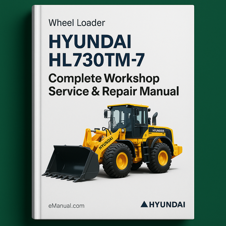 Hyundai HL730 ( TM )-7 Wheel Loader Complete Workshop Service Repair Manual