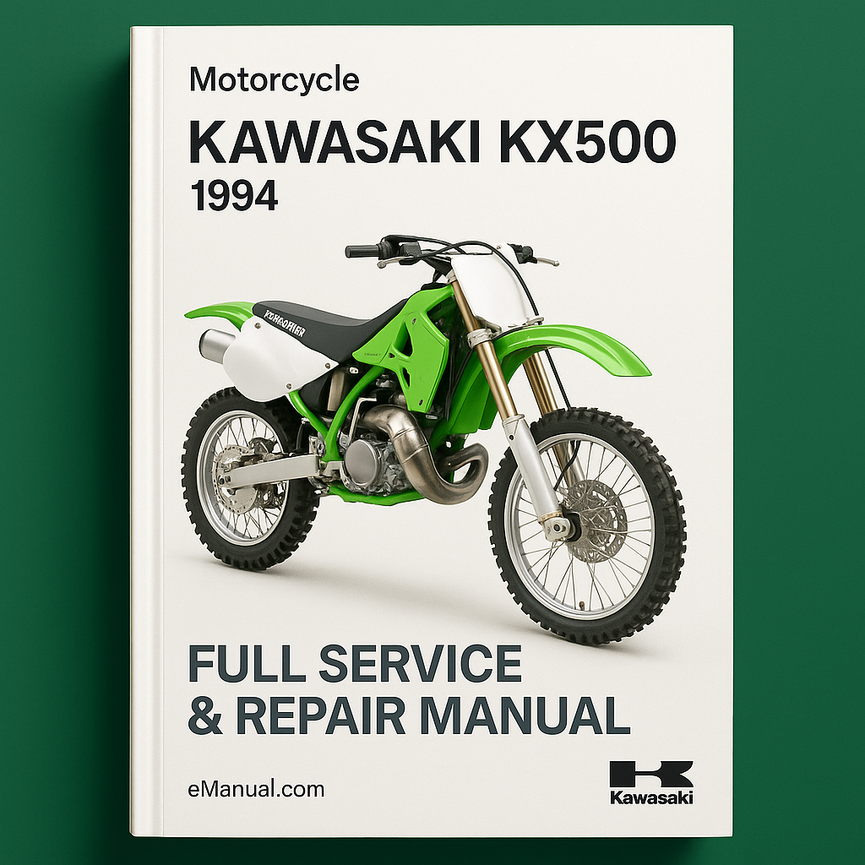 Kawasaki KX500 1994 Full Service Repair Manual