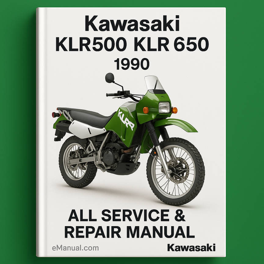 Kawasaki KLR500 KLR650 1990 All Service Repair Manual