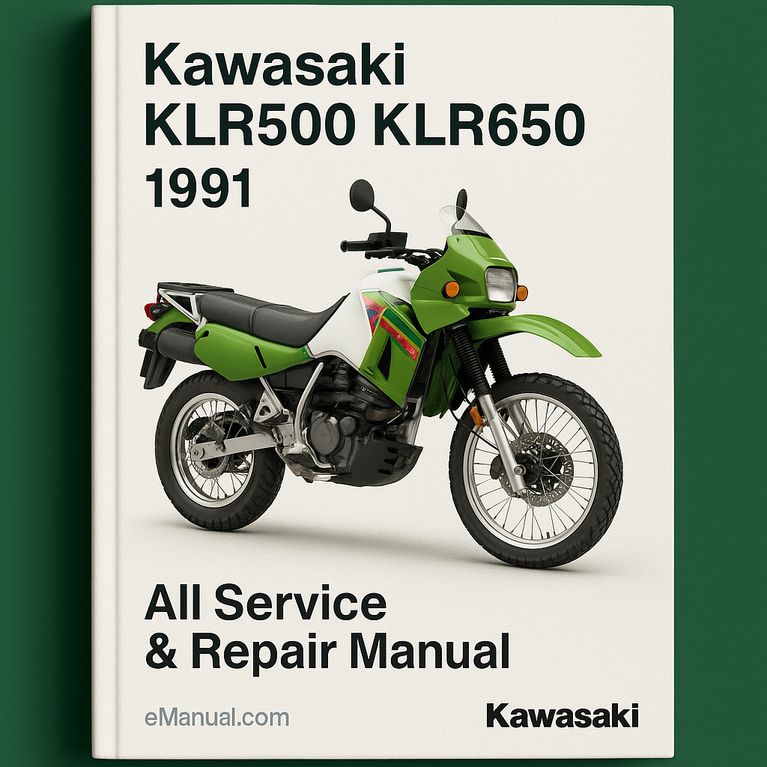 Kawasaki KLR500 KLR650 1991 All Service Repair Manual