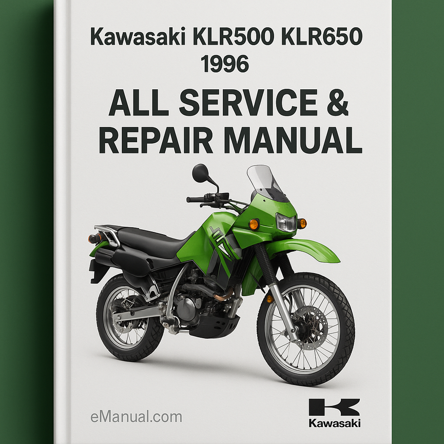 Kawasaki KLR500 KLR650 1996 All Service Repair Manual