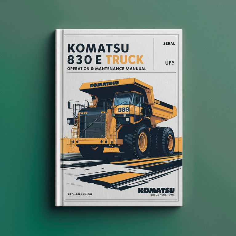 Betriebs- und Wartungshandbuch für Muldenkipper Komatsu 830E (Seriennummer: A30816 und höher) PDF-Download