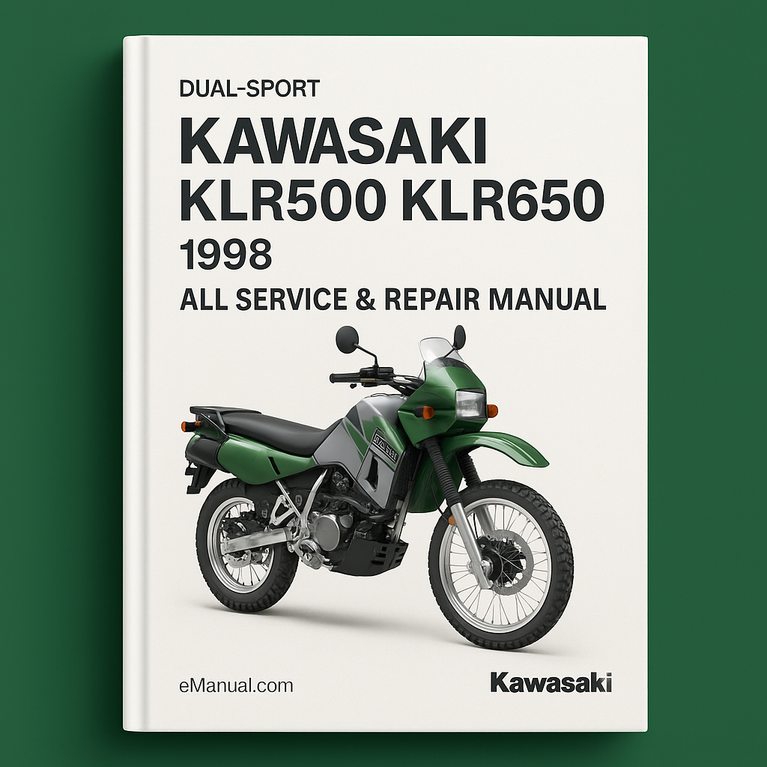 Kawasaki KLR500 KLR650 1998 All Service Repair Manual
