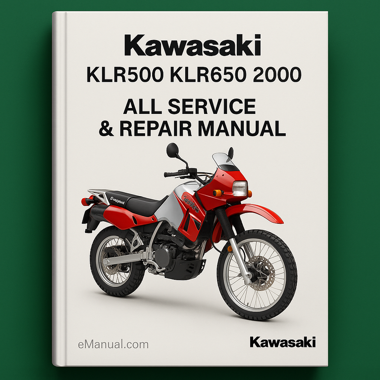 Kawasaki KLR500 KLR650 2000 All Service Repair Manual
