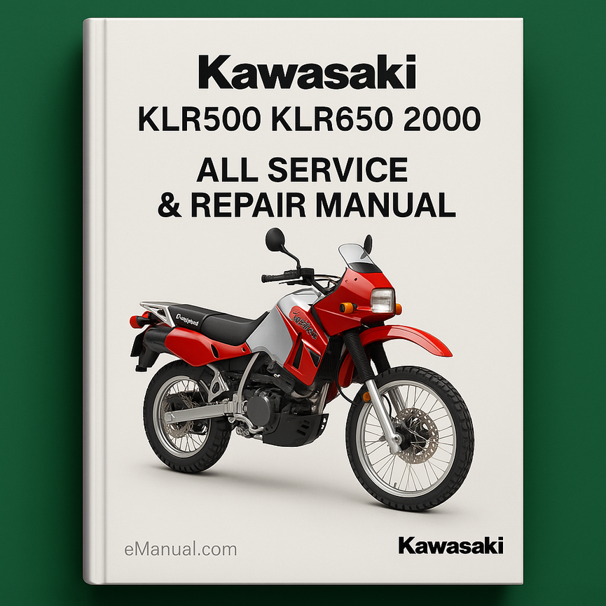 Kawasaki KLR500 KLR650 2000 All Service Repair Manual