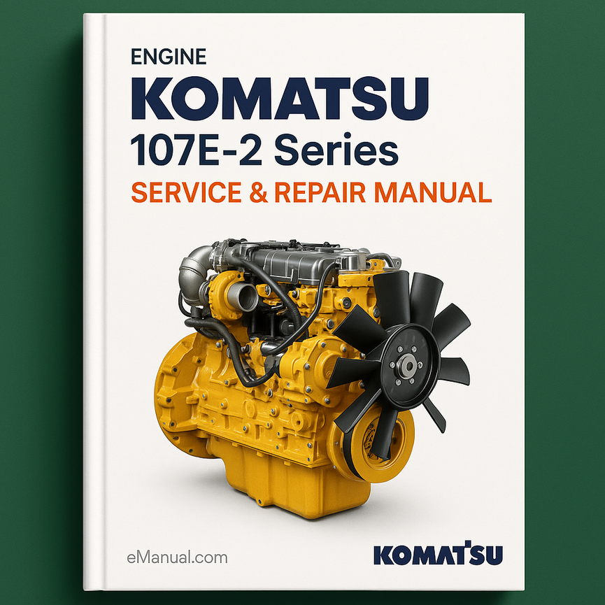 Komatsu 107E-2 Series Engine Service Repair Manual