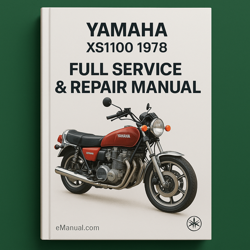 Yamaha Xs1100 1978 Full Service Repair Manual