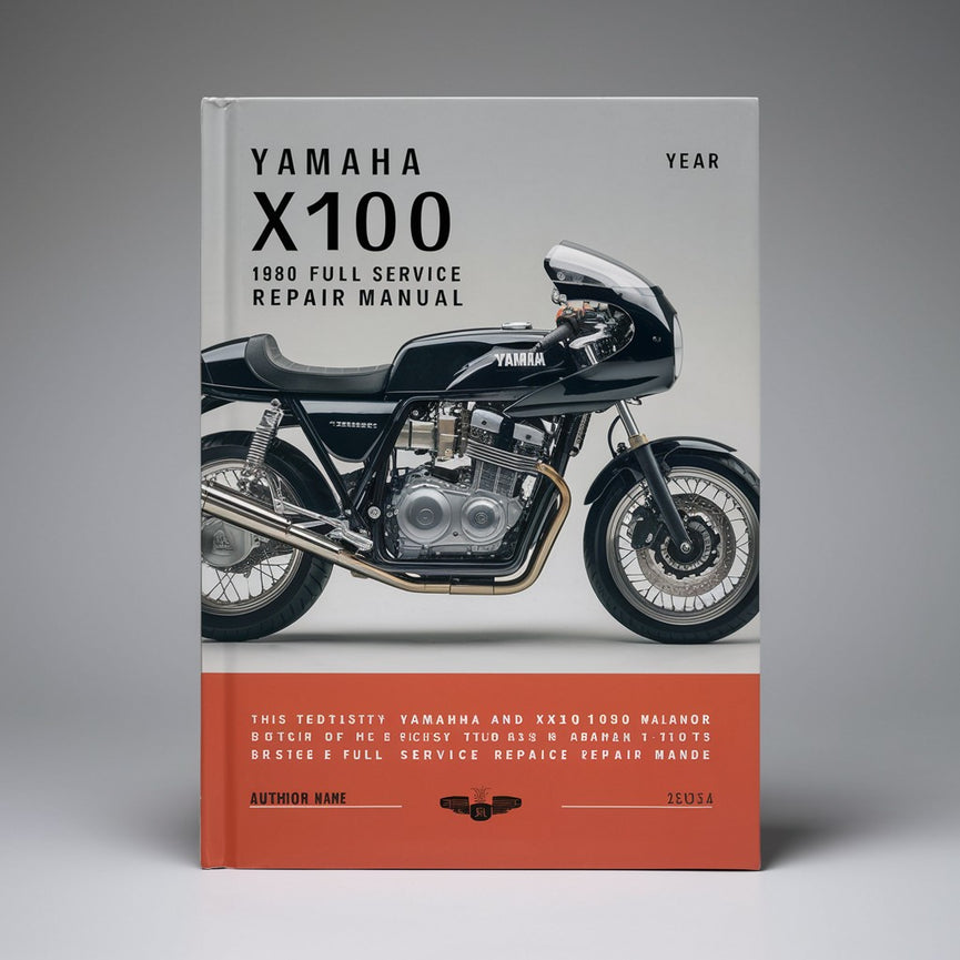 Yamaha Xs1100 1980 Full Service Repair Manual