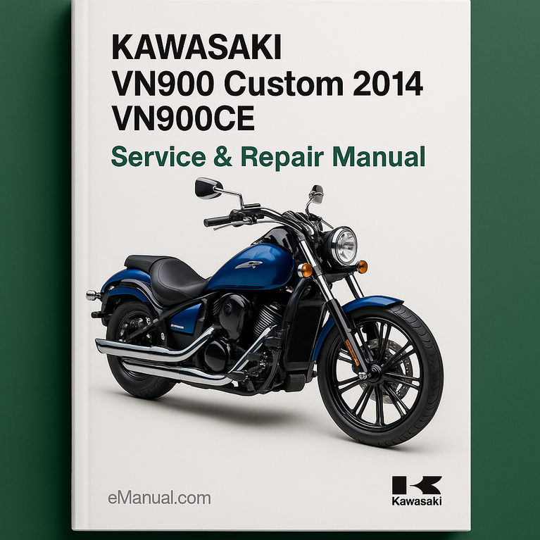 KAWASAKI VN900 Custom 2014 VN900CE Service Repair Manual