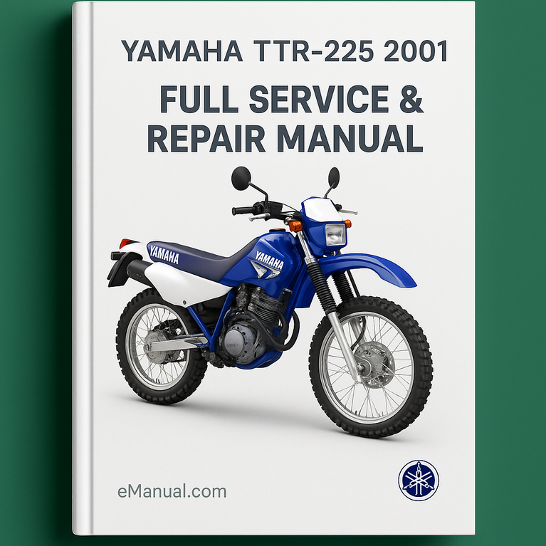 Yamaha Ttr-225 2001 Full Service Repair Manual