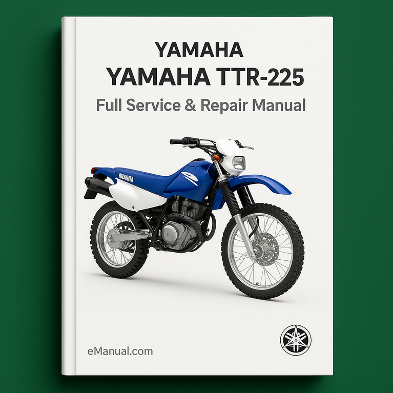 Yamaha Ttr-225 2004 Full Service Repair Manual