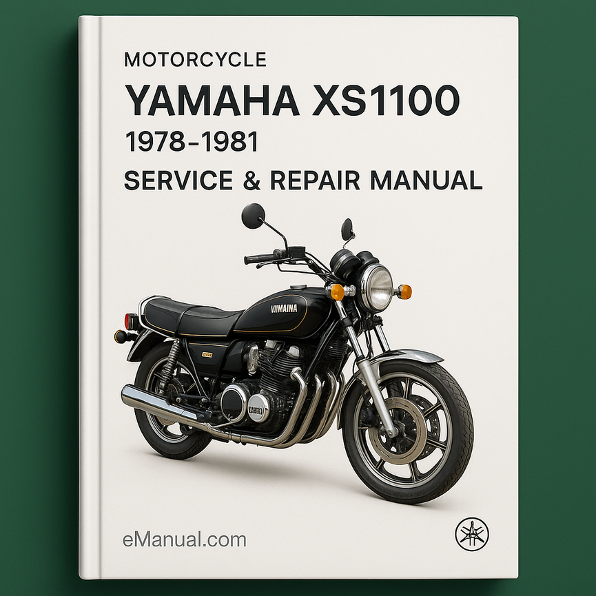 Yamaha XS1100 Motorcycle Service Repair Manual 1978-1981
