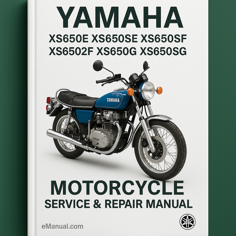 Yamaha XS650E XS650SE XS650SF XS6502F XS650G XS650SG Motorcycle Service Repair Manual