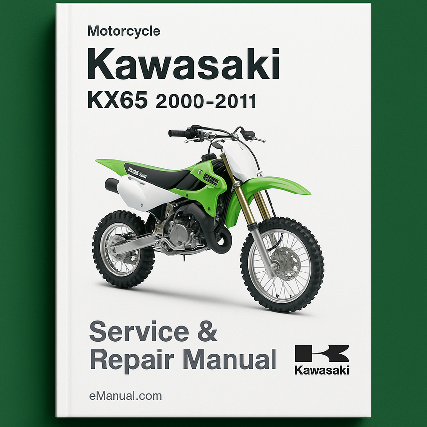 Kawasaki KX65 Motorcycle Service Repair Manual 2000-2011