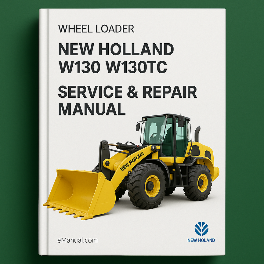 New Holland W130 W130TC Wheel Loader Service Repair Manual