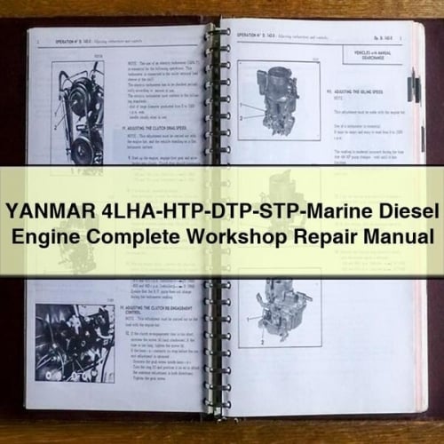 YANMAR 4LHA-HTP-DTP-STP-Marine DIESEL Engine Complete Workshop Repair Manual PDF Download