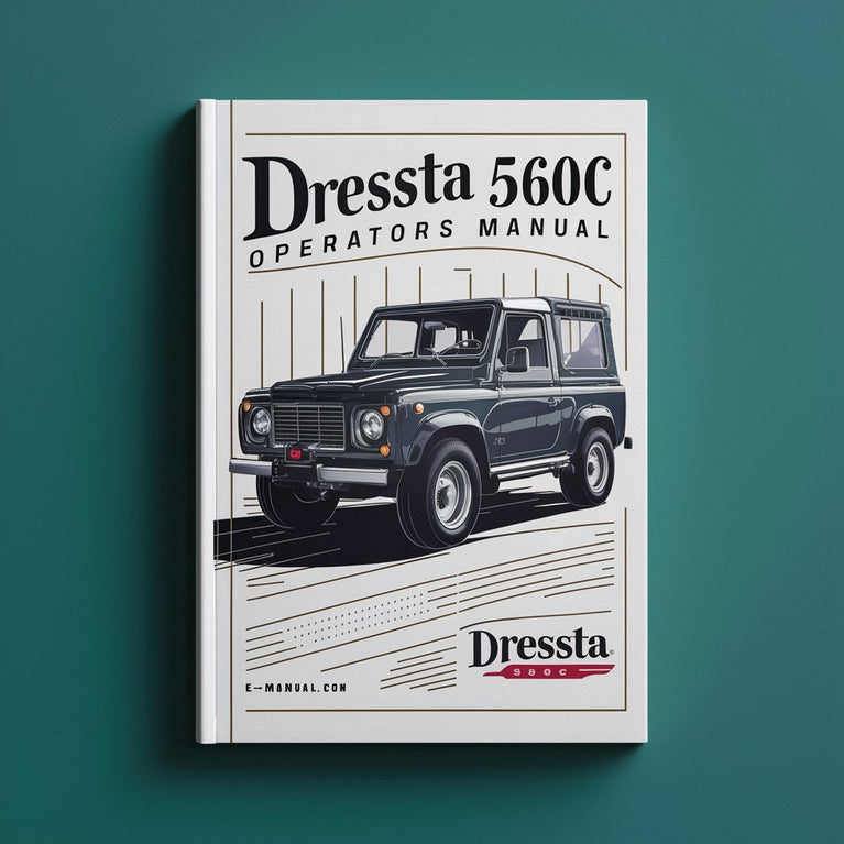 Dressta 560C operators Manual