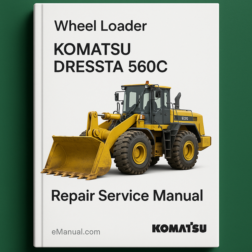 Komatsu Dressta 560C Wheel Loader Repair Service Manual
