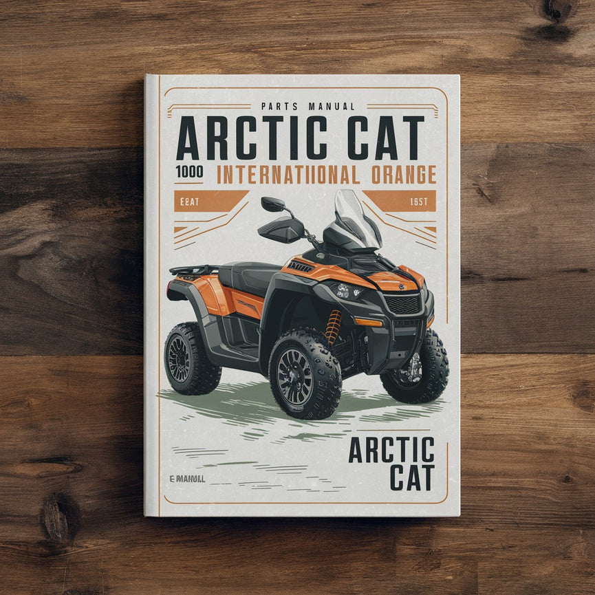 Arctic Cat 2012 ATV 1000 GT INTERNATIONAL ORANGE BLACK A2012AGW1POSY [Parts Manual]