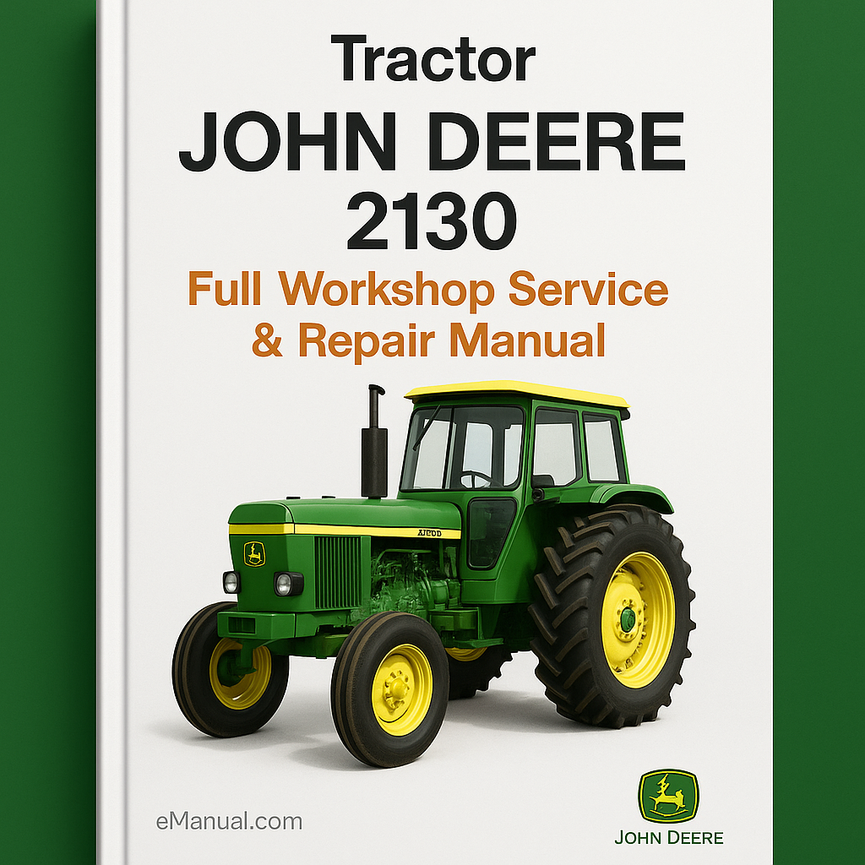 JOHN DEERE 2130 Tractor Full Workshop Service Repair Manual