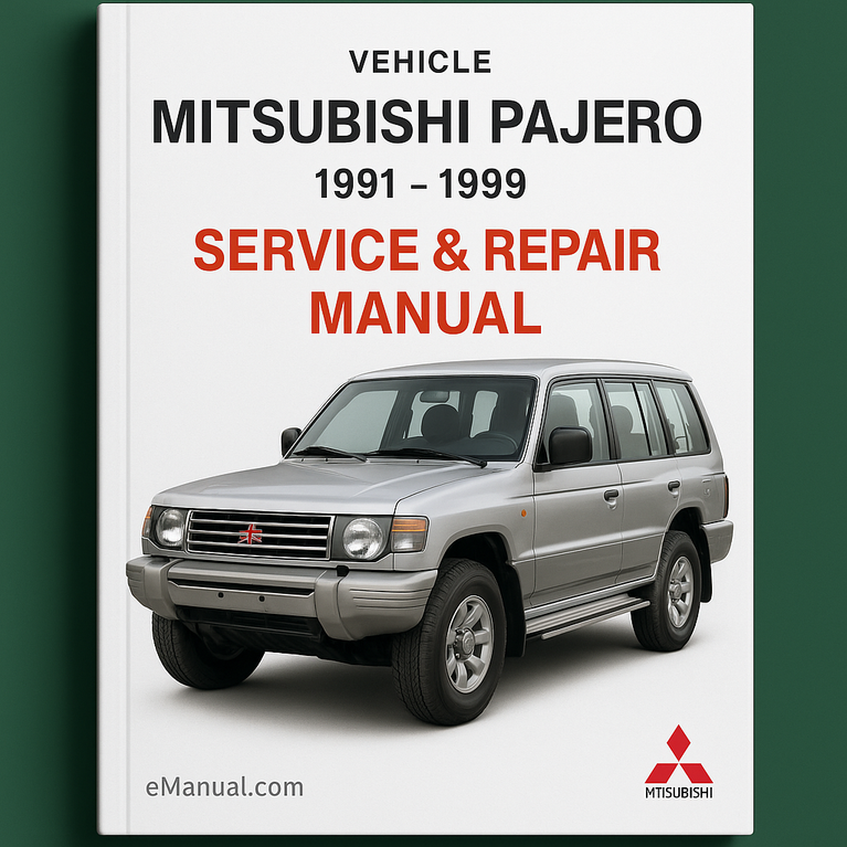 Mitsubishi Pajero Service Repair Manual 1991-1999