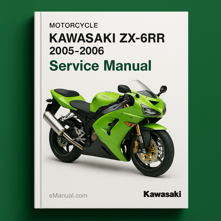 Kawasaki ZX-6RR 2005-2006 Service Motorcycle Repair Manual