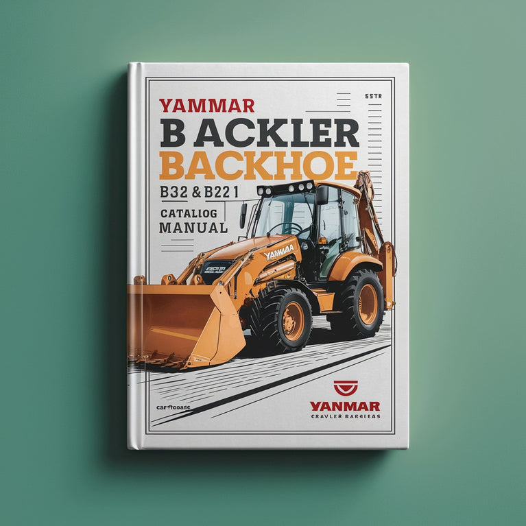 Yanmar Crawler Backhoe B32 & B32-1 Parts Catalog Manual PDF Download