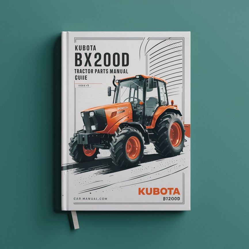 Kubota Bx2200d (3 Meg) Tractor Parts Manual Guide