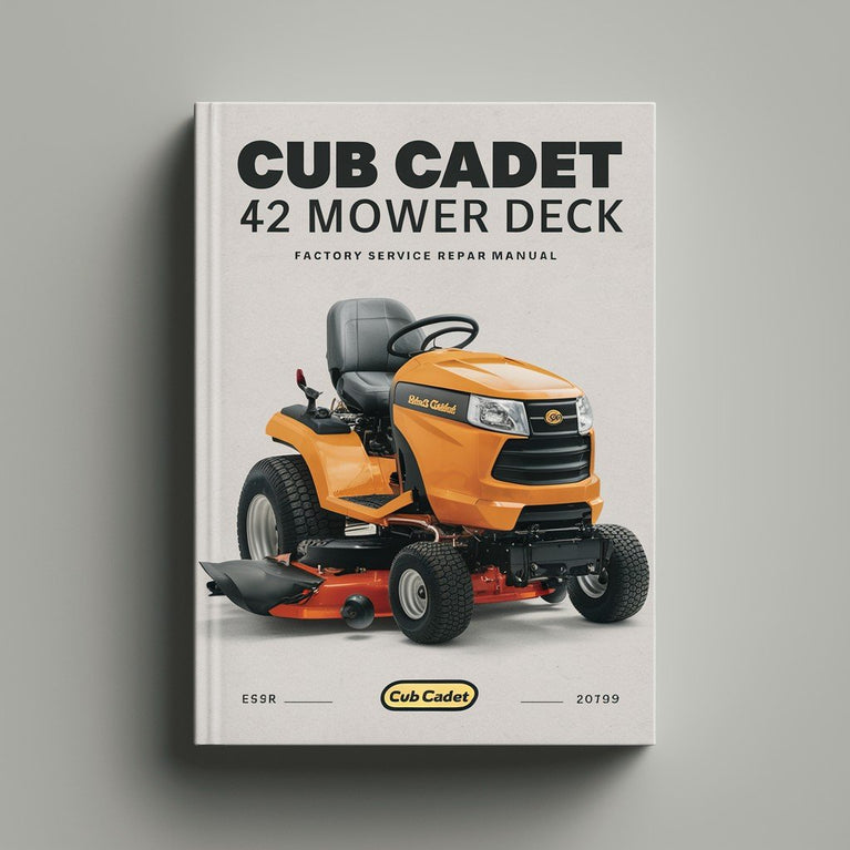 Cub Cadet 42 Mower Deck Factory Service Repair Manual