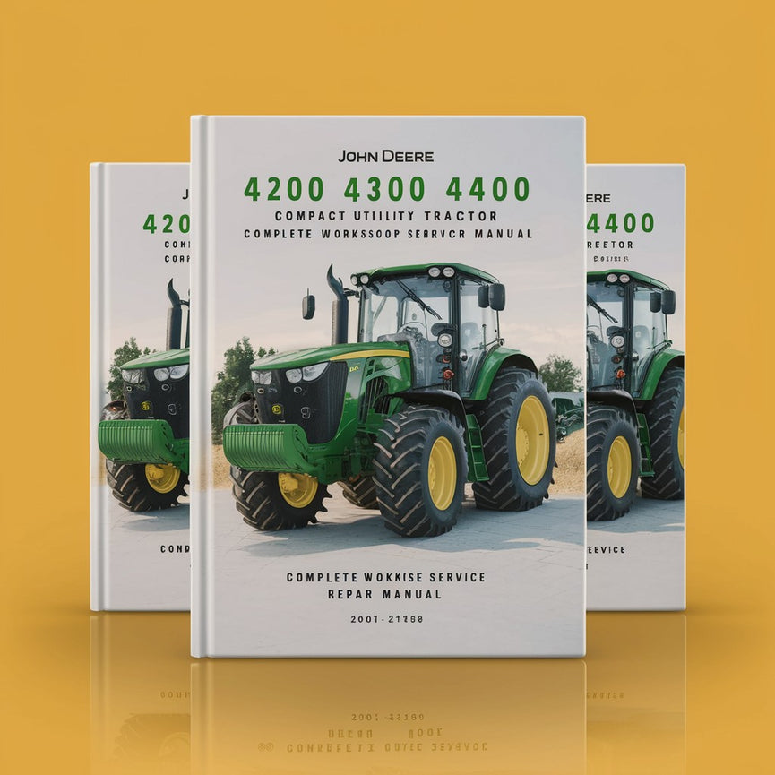 John Deere 4200 4300 4400 Kompakt-Nutztraktor Komplettes Werkstatt-Service-Reparaturhandbuch