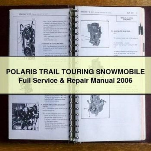 POLARIS TRAIL TOURING Snowmobile Full Service & Repair Manual 2006 PDF Download