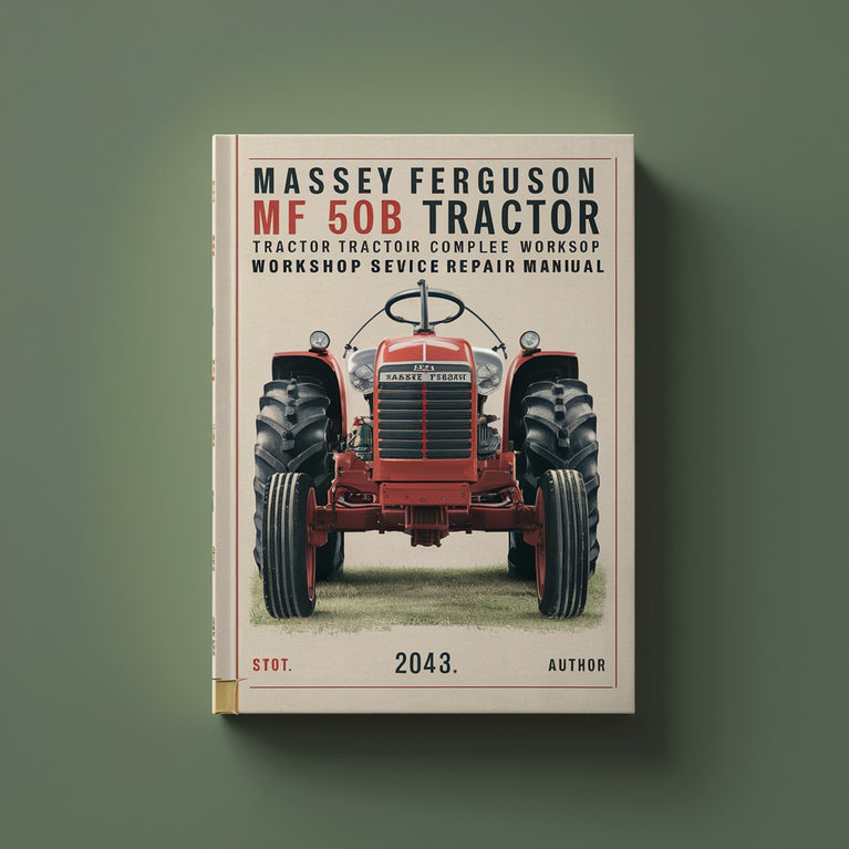 Massey Ferguson MF 50B MF50B Tractor Complete Workshop Service Repair Manual