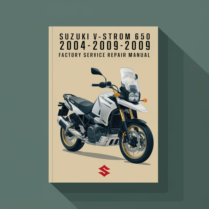 Suzuki V-Strom 650 2004-2009 Factory Service Repair Manual