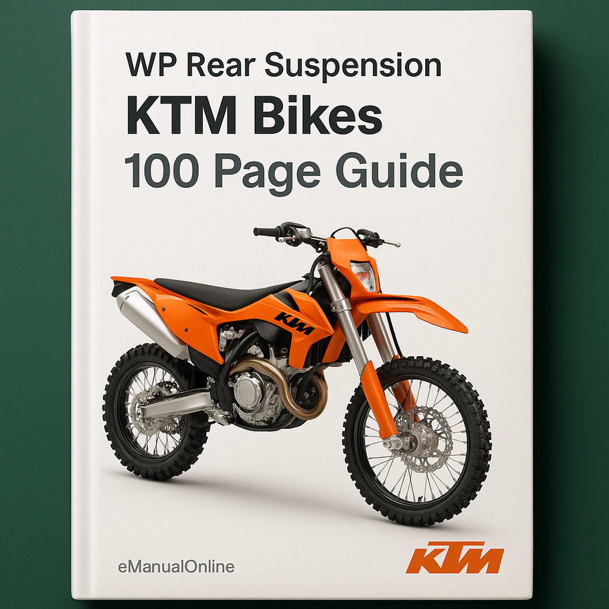 WP Rear Suspension 100 Page Guide for KTM Bikes