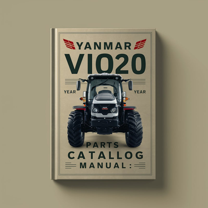 Yanmar VIO20 Parts Catalog Manual