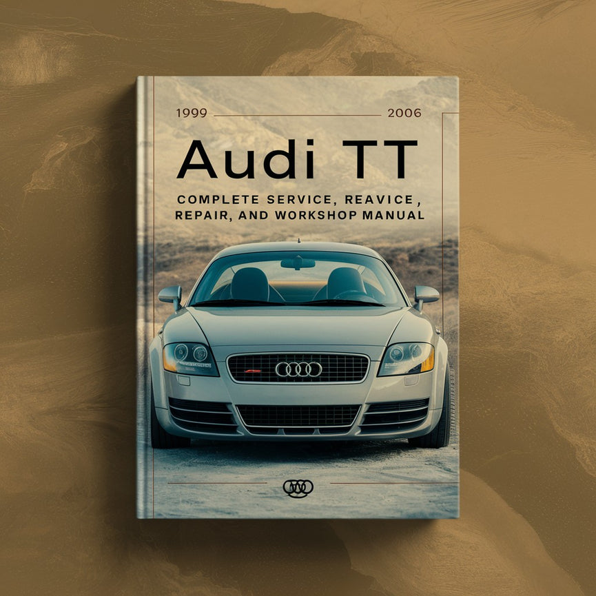 1999-2006 AUDI TT Complete Service/Repair/Workshop Manual ( 99 2000 2001 2002 2003 2004 2005 06 )