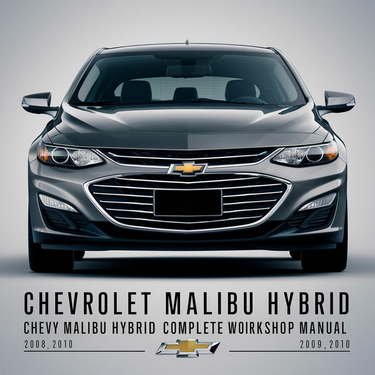 Chevrolet Malibu Hybrid Chevy Malibu Hybrid Complete Workshop Manual 2008 2009 2010